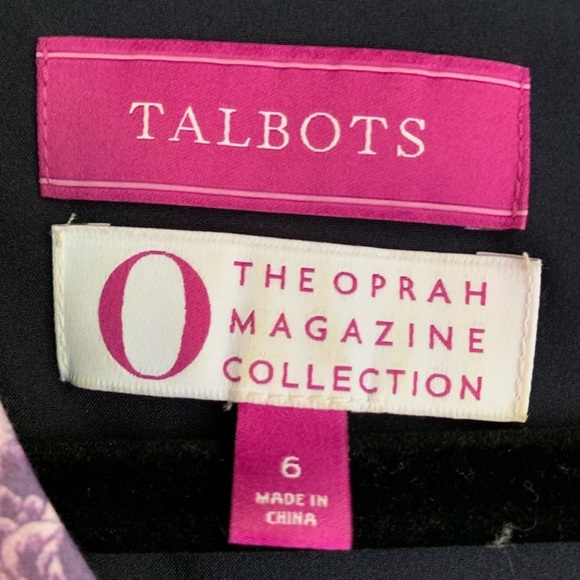 Talbots X Oprah Magazine Fit & Flare Floral Dress - Picture 4 of 6